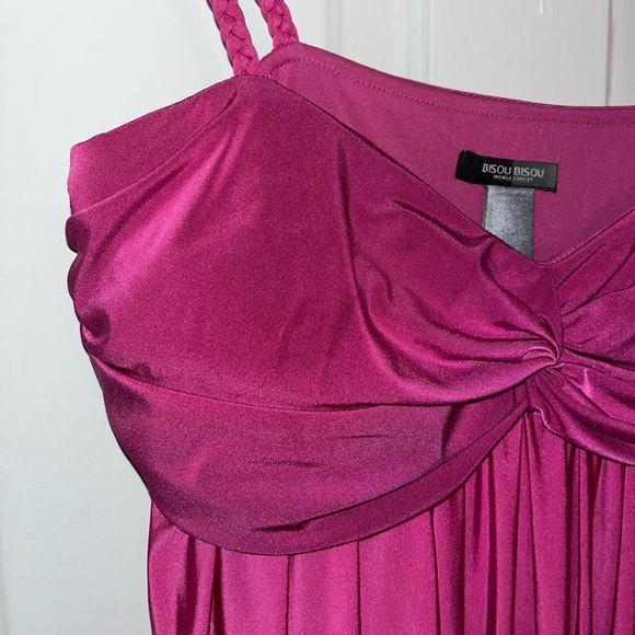 Pink to Purple Ombré Bisou Bisou Cocktail Dress size 14 - Picture 4 of 5